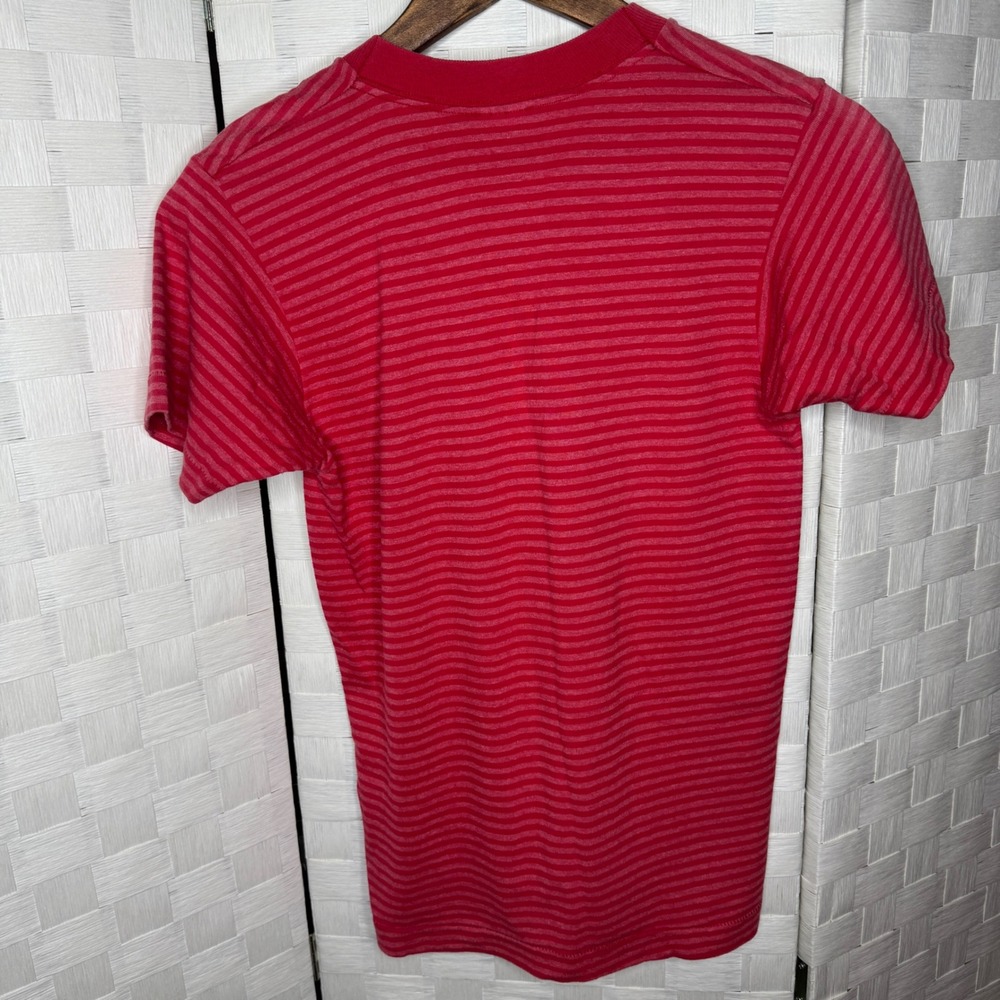 Vintage Natures Little Helpers Fairy Graphic Striped T-Shirt Red Pink Medium - Picture 5 of 5
